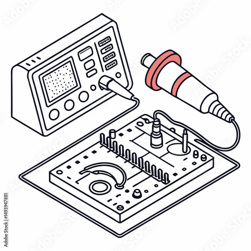 Medical ultrasound machine diagnostic equipment technology