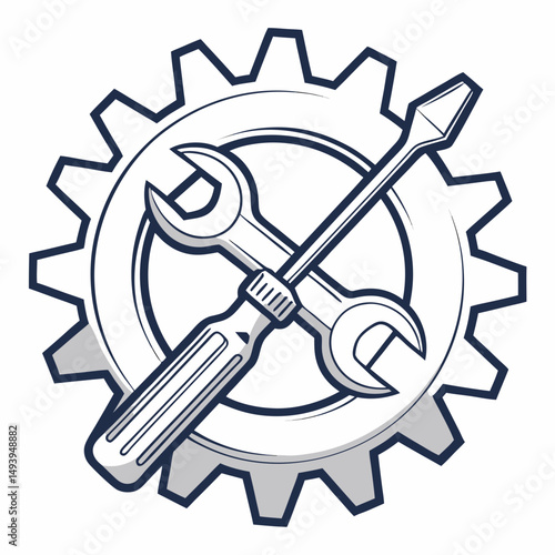 Gear wrench screwdriver repair tools maintenance mechanic