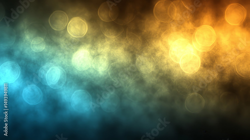 Abstract bokeh background with vibrant colors