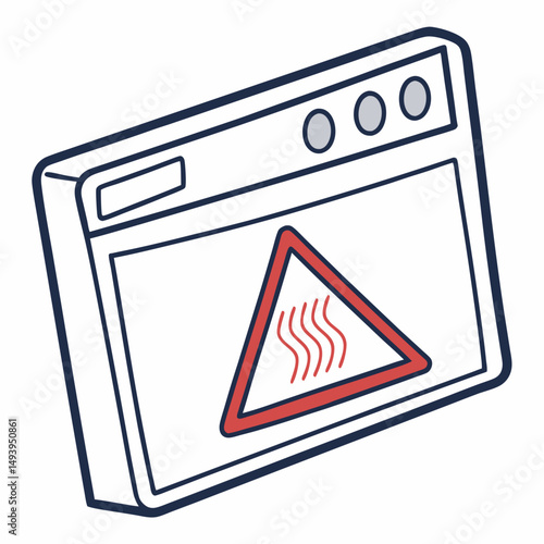 Website browser overheating warning sign error