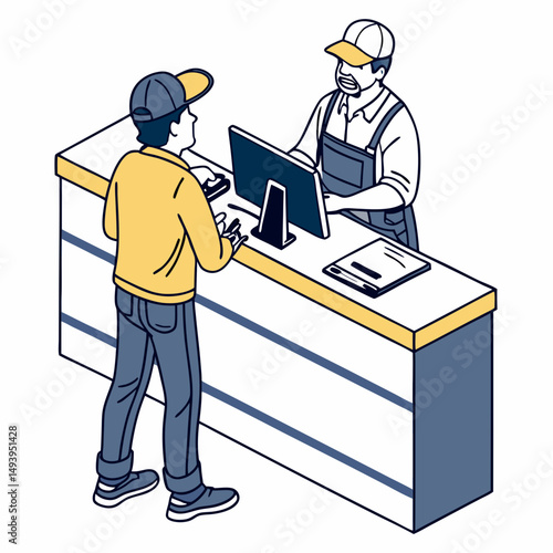 Customer service desk help support assistance