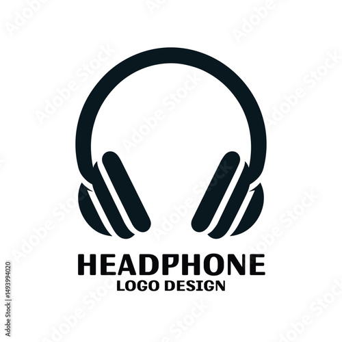 Headphone Vector Logo Design