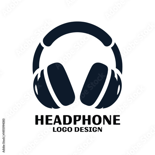 Headphone Vector Logo Design