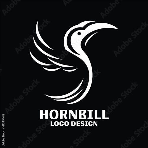 Hornbill Vector Logo Design