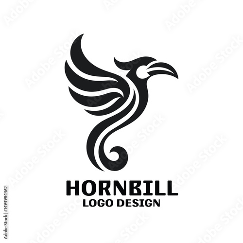 Hornbill Vector Logo Design