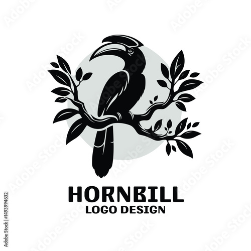 Hornbill Vector Logo Design