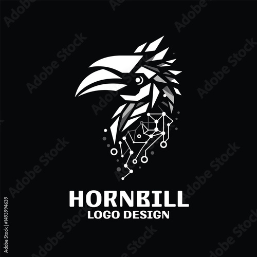 Hornbill Vector Logo Design