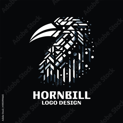 Hornbill Vector Logo Design