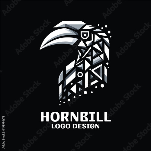 Hornbill Vector Logo Design