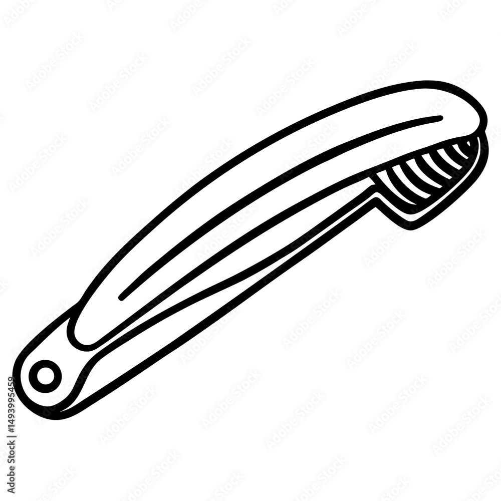 Hair Comb Silhouette Vector Hair Comb Silhouette Vector