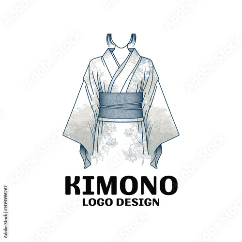 Kimono Vector Logo Design