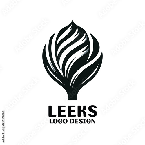 Leeks Vector Logo Design