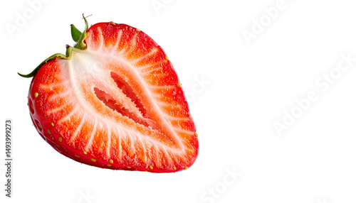 Wallpaper Mural Strawberry Half on Transparent Background Torontodigital.ca