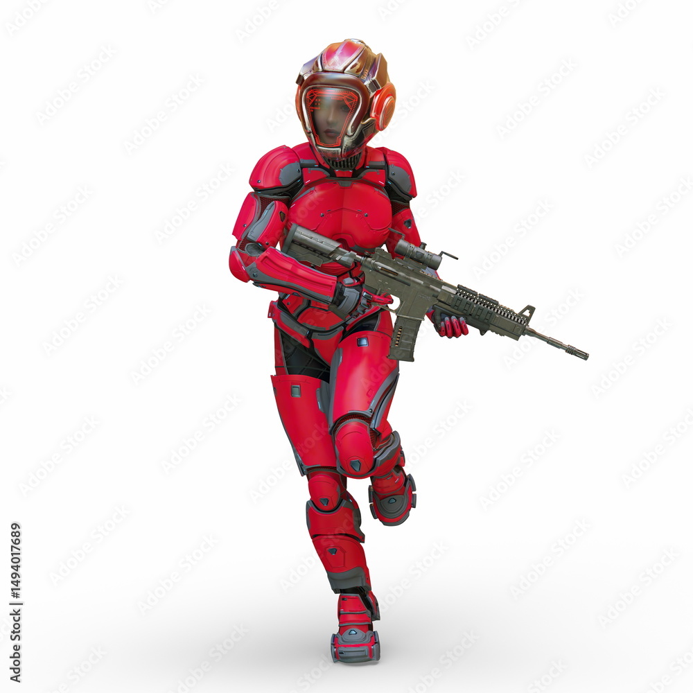 サイバーウーマン 3DCGレンダリング サイバーウーマン 3DCGレンダリング