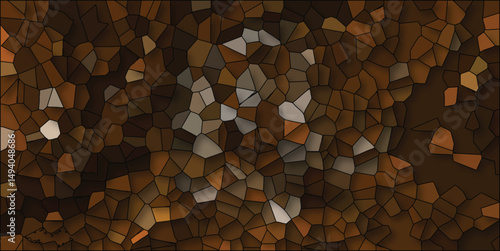 Abstract mosaic texture with organic shapes and earthy tones a beautiful and decorative background design