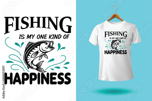 fishing vintage illustration design t shirt vintage