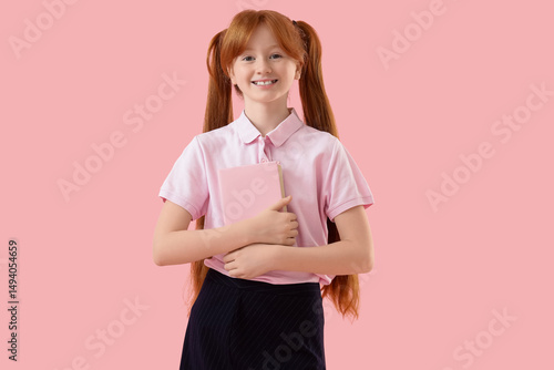 Cute redhead schoolgirl wit...