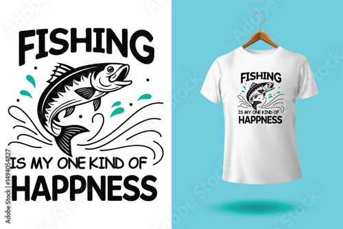fishing vintage illustration design t shirt vintage