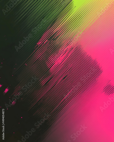 Bright Neon Abstract Background