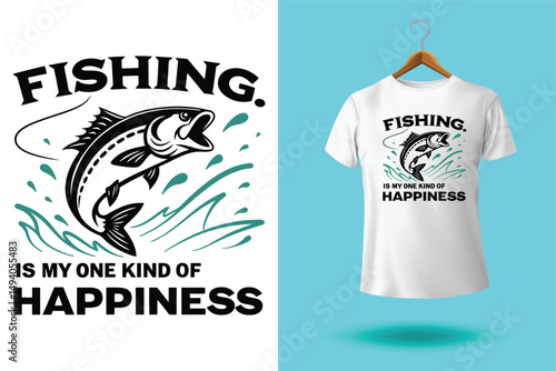 fishing vintage illustration design t shirt vintage