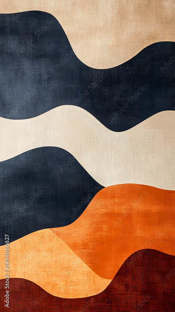 Blue and Brown Abstract Shapes Background Blue and Brown Abstract Shapes Background