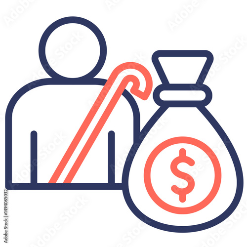 Retirement Savings Icon