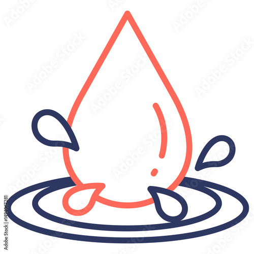 Water Drops Icon