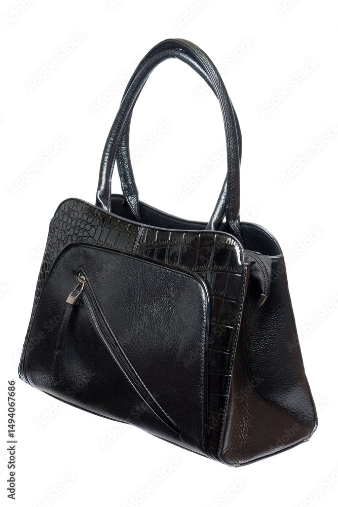 Fototapeta premium Lady's bag isolated on white