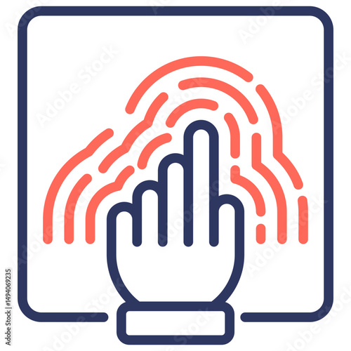Biometric Identification Icon