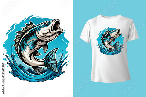 Pirate captain riding fish sketch PNG illustration with transparent background