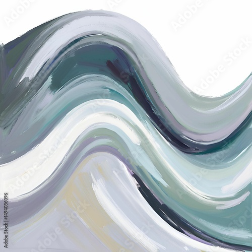 Abstract wave colorful wallpaper and illustration