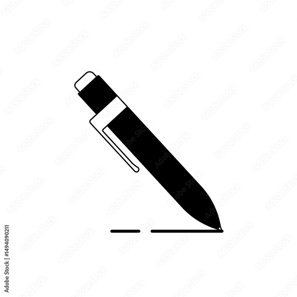 Fototapeta premium pencil icon vector illustration