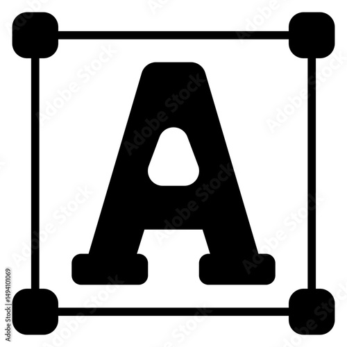 Text Editor Solid Icon