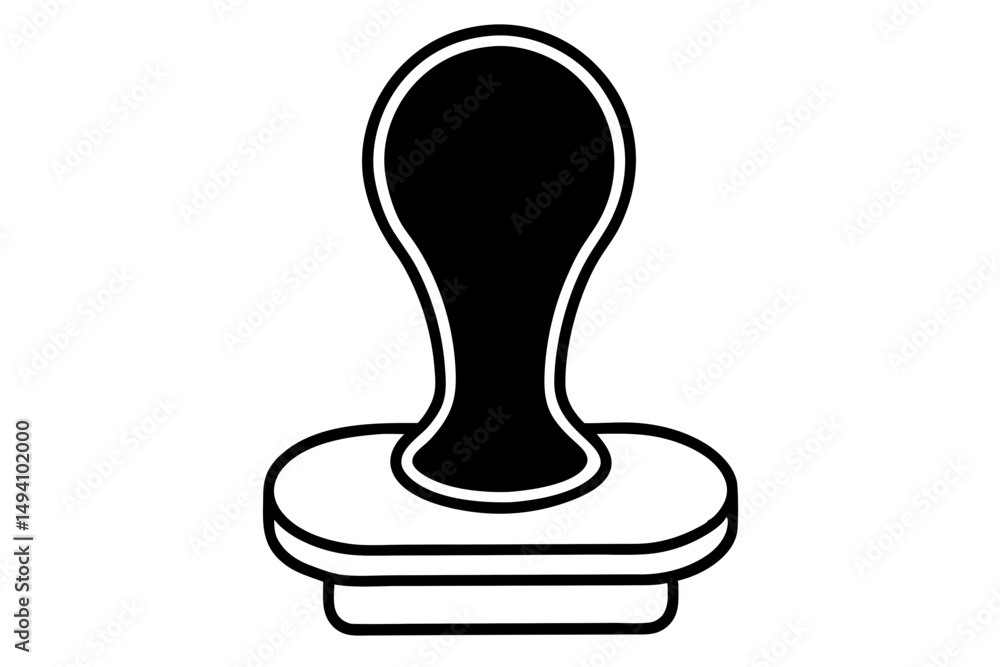 stamp silhouette vector stamp silhouette vector