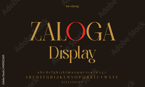 Zaloga Display - Luxurious Serif Font