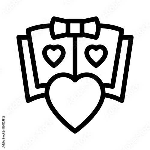 vows line icon