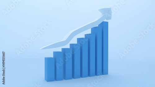 Business growth chart digital workspace infographic modern office aerial view data visualization for success Free Download Business growth chart digital workspace infographic modern office aerial view data visualization for success - GFXLoad