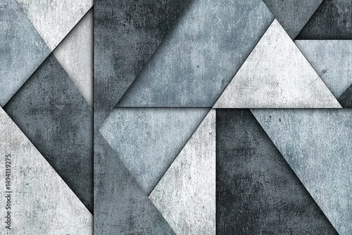 Wallpaper Mural Abstract Geometric Triangular Pattern Design Torontodigital.ca