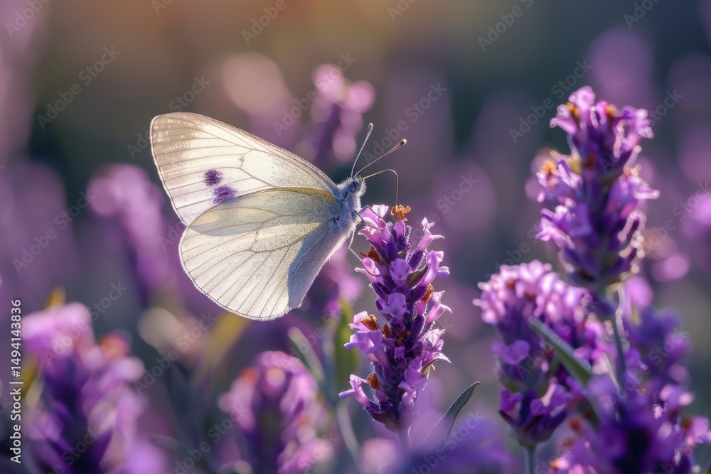 a butterfly is sitting on a purple flower a butterfly is sitting on a purple flower