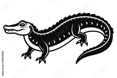 alligator reptile crocodile scales predator animal wildlife