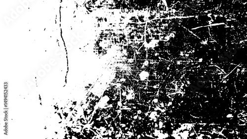 Wallpaper Mural High-Resolution Distressed Grunge Wall Texture with Scratches and Dust for Background or Overlay Use, Isolated on transparent background, PNG, wall background. Torontodigital.ca