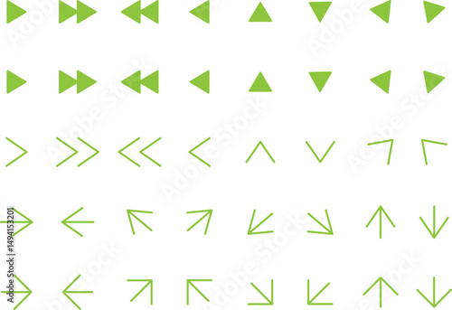 set of arrows