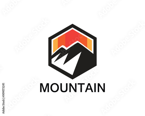 Minimalist Landscape Mountain logo design inspirations