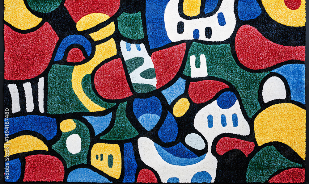 Seamless floral tile patterns combining cultural, modern