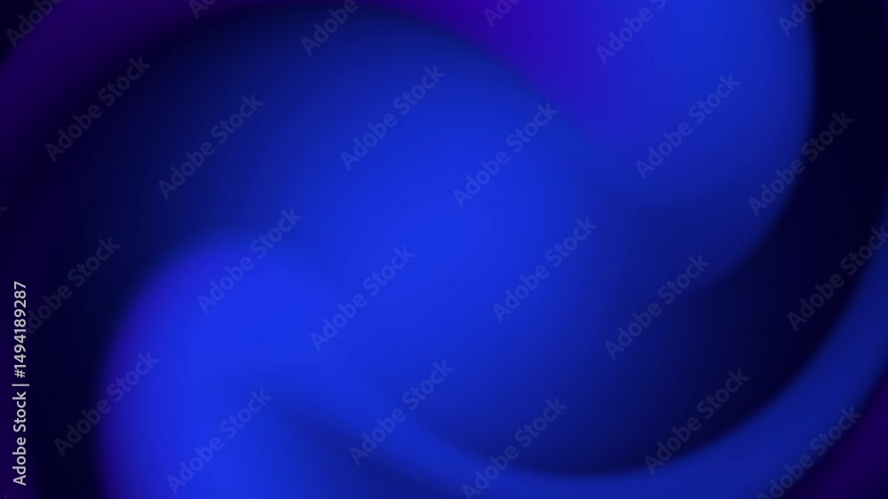 A swirl of deep blues and purples creates a smooth captivating abstract background