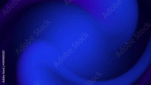 A swirl of deep blues and purples creates a smooth captivating abstract background