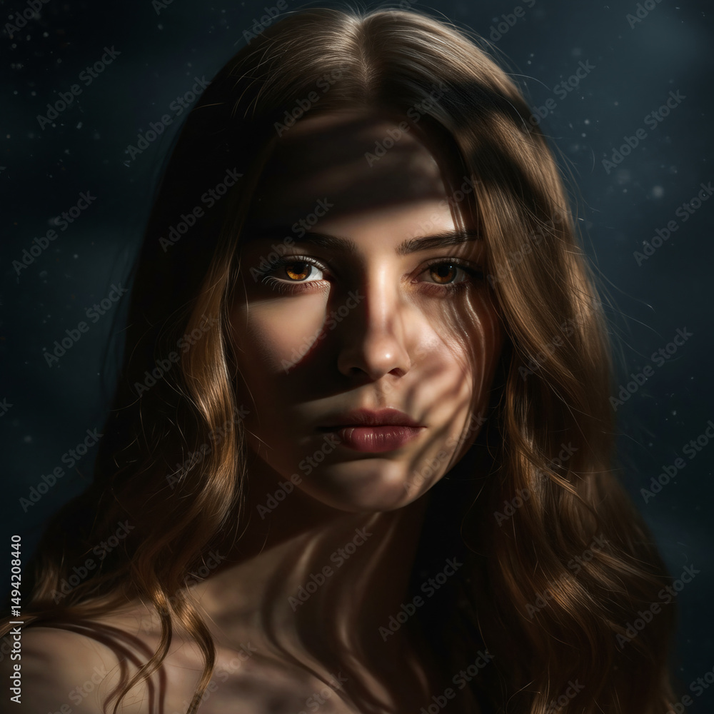 portrait of a young woman portrait of a young woman