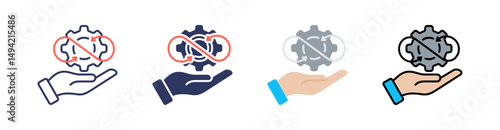 Transformation Multi Style Icon Set Vector 