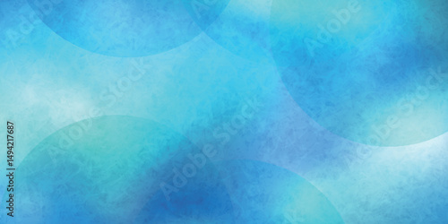 青　和柄　模様　円　背景