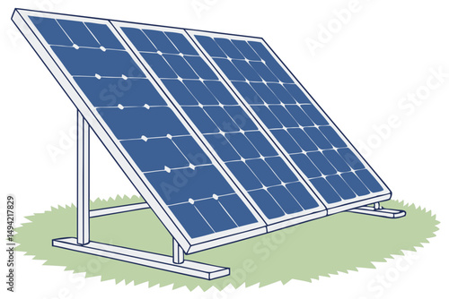 solar panels on a roof